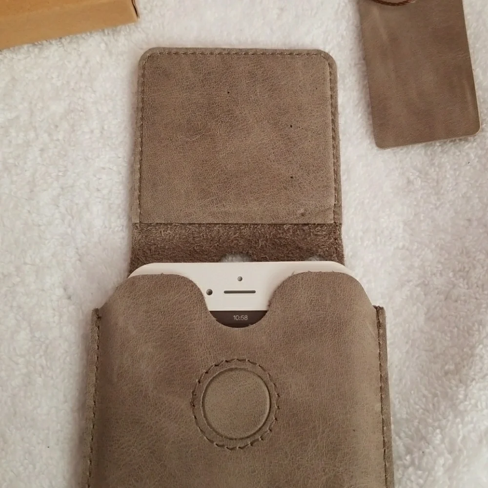 Jison cell LEATHER phone case